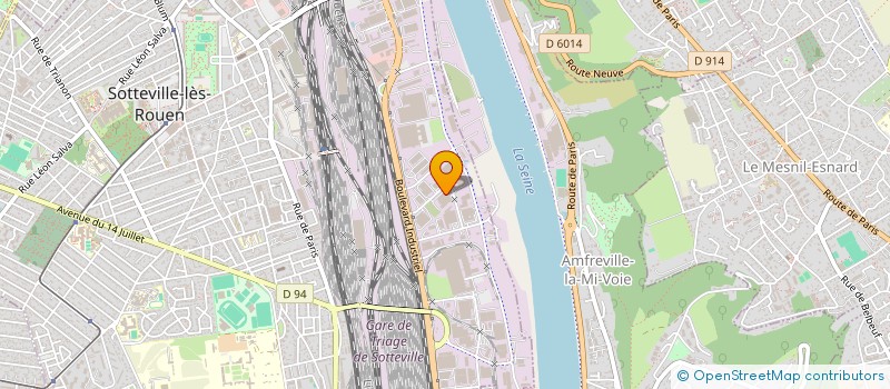 localisation de l'entreprise SCI EDGAR  SOTTEVILLE-LES-ROUEN