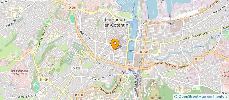 localisation de l'entreprise SCI EDGAR à CHERBOURG-EN-COTENTIN