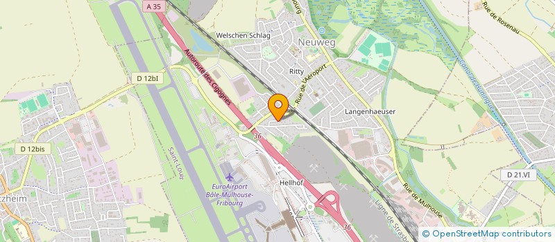 localisation de l'entreprise SCI EDI  SAINT-LOUIS