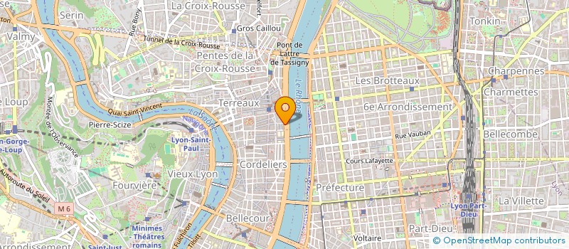 localisation de l'entreprise SCI EDIBATIMMO à LYON