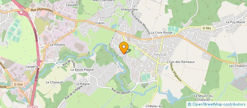 localisation de l'entreprise SCI EDICOU à FEYTIAT