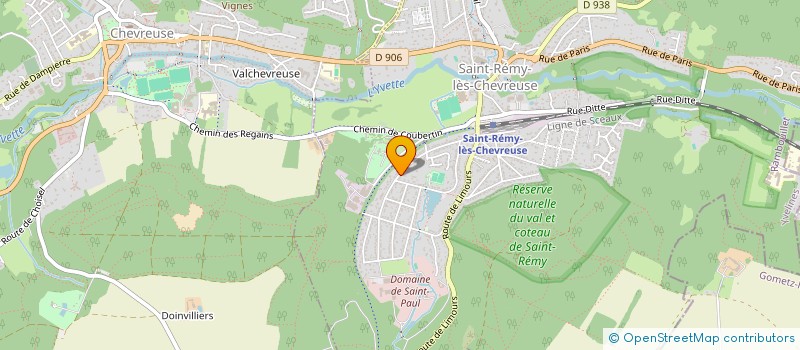 localisation de l'entreprise SCI EDIFICE COUBERTIN  SAINT-REMY-LES-CHEVREUSE