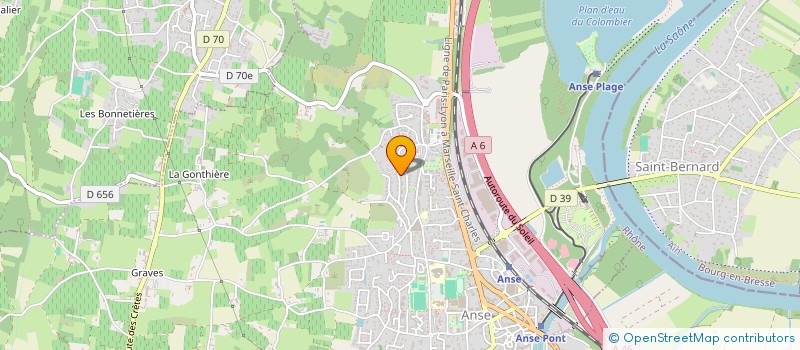 localisation de l'entreprise SCI EDIFICE II  ANSE