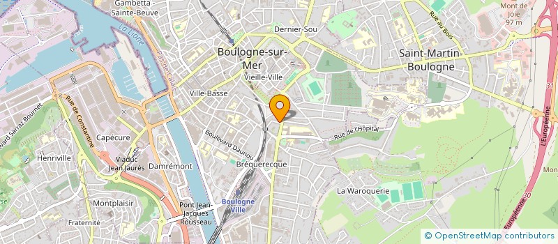localisation de l'entreprise SCI EDIFICIOS SANCHEZ à BOULOGNE-SUR-MER