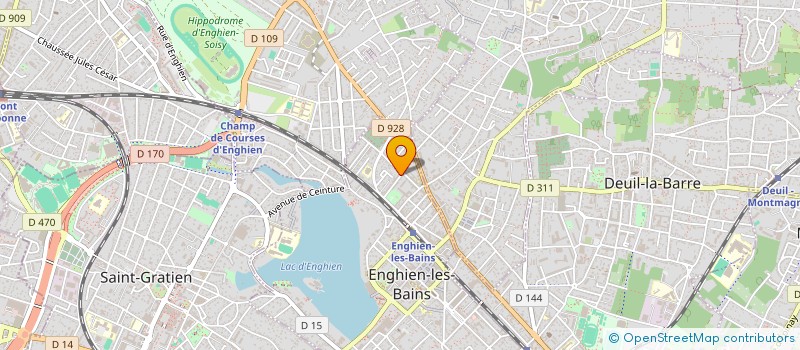 localisation de l'entreprise SCI EDILE à ENGHIEN-LES-BAINS