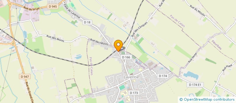 localisation de l'entreprise SCI EDIM  LAVENTIE