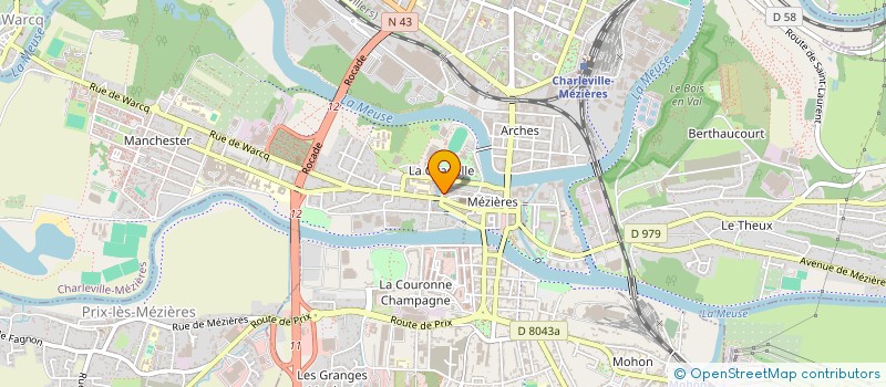 localisation de l'entreprise SCI EDIMMO  CHARLEVILLE-MEZIERES