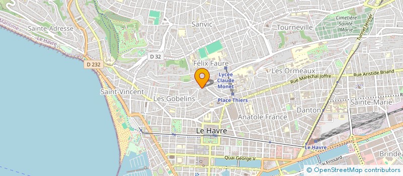 localisation de l'entreprise SCI EDINEST à LE HAVRE