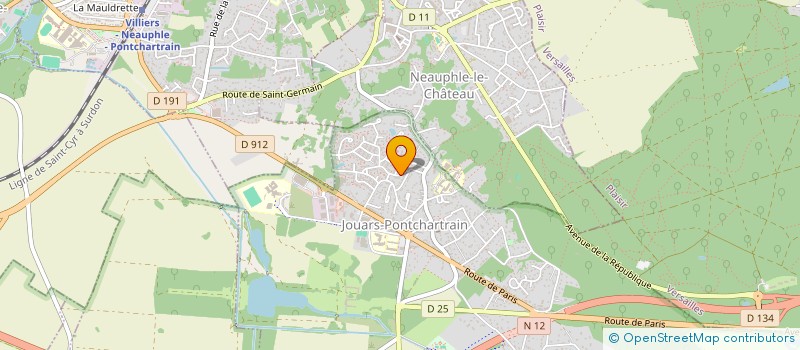 localisation de l'entreprise SCI EDISA  JOUARS-PONTCHARTRAIN