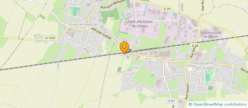 localisation de l'entreprise SCI EDISON à FEUQUIERES-EN-VIMEU