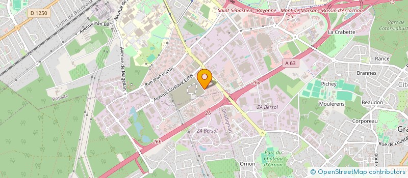 localisation de l'entreprise SCI EDISON à PESSAC