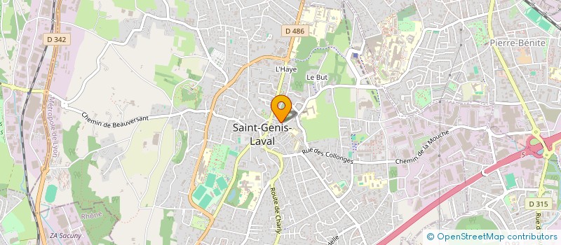 localisation de l'entreprise SCI EDISON  SAINT-GENIS-LAVAL