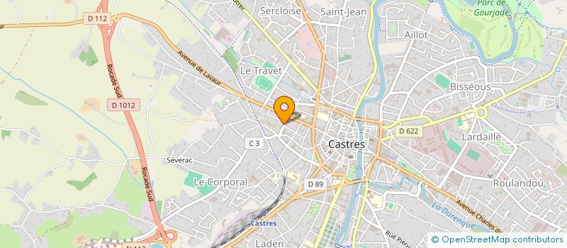 localisation de l'entreprise SCI EDIT  CASTRES