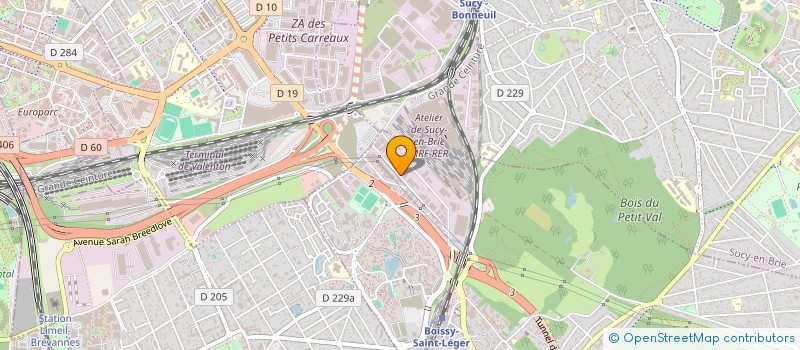 localisation de l'entreprise SCI EDITA à BOISSY-SAINT-LEGER