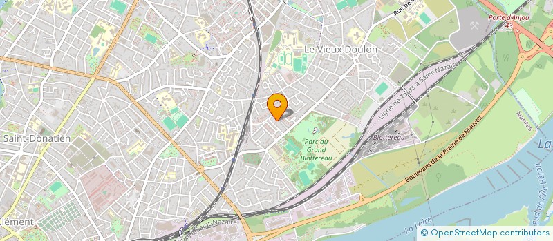localisation de l'entreprise SCI EDITH à NANTES