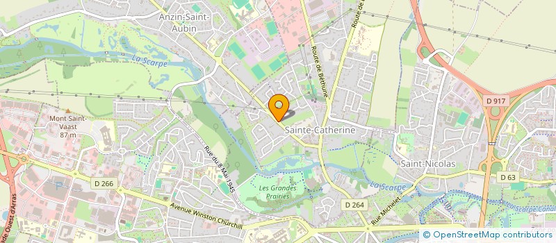 localisation de l'entreprise SCI EDITH  SAINTE-CATHERINE