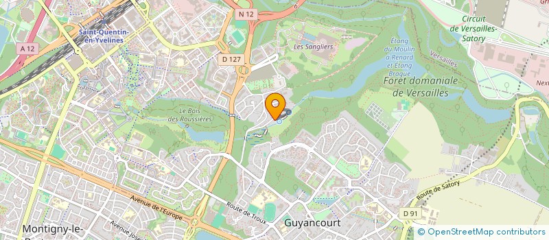 localisation de l'entreprise SCI EDITJAC  GUYANCOURT