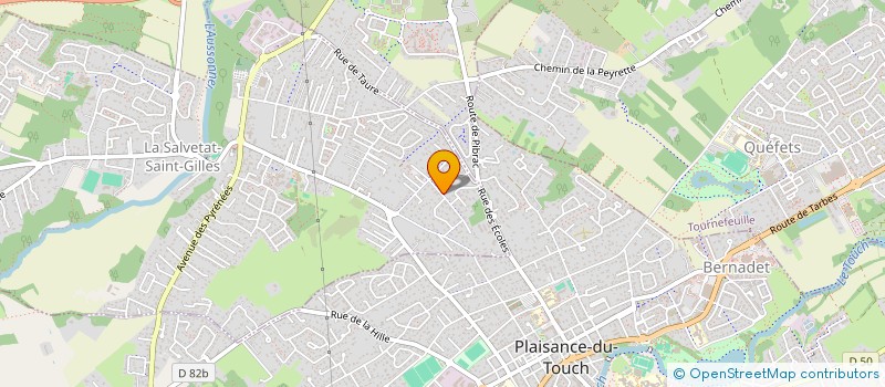 localisation de l'entreprise SCI EDL  LA SALVETAT-SAINT-GILLES