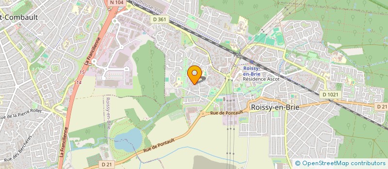 localisation de l'entreprise SCI EDL  ROISSY-EN-BRIE