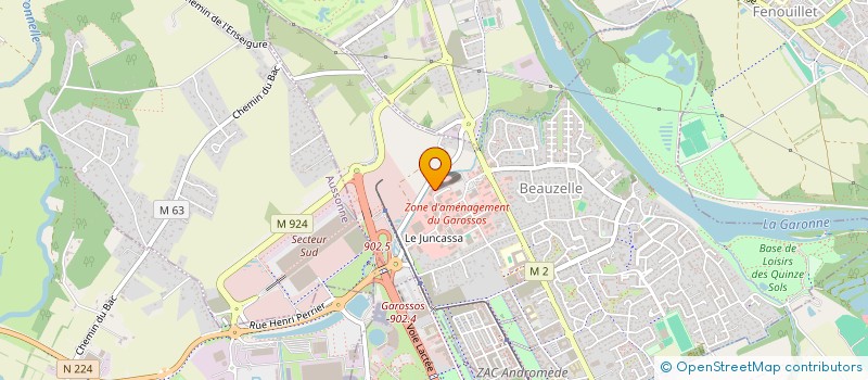 localisation de l'entreprise SCI EDLH  BEAUZELLE