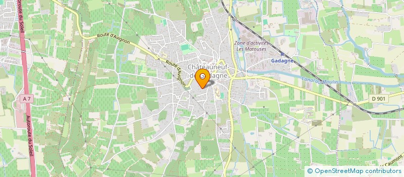 localisation de l'entreprise SCI EDLIHTAM  CHATEAUNEUF-DE-GADAGNE