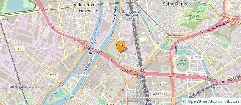 localisation de l'entreprise SCI EDLS  SAINT-DENIS