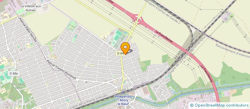 localisation de l'entreprise SCI EDLYD  MITRY-MORY