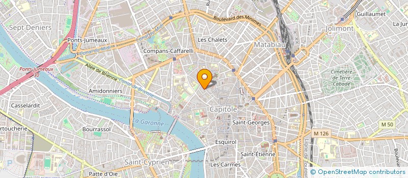 localisation de l'entreprise SCI EDM  TOULOUSE