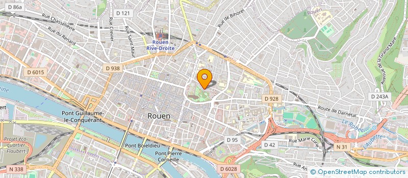 localisation de l'entreprise SCI EDMA à ROUEN