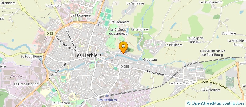 localisation de l'entreprise SCI EDMASO à LES HERBIERS