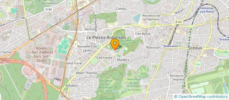 localisation de l'entreprise SCI EDMEE à LE PLESSIS-ROBINSON