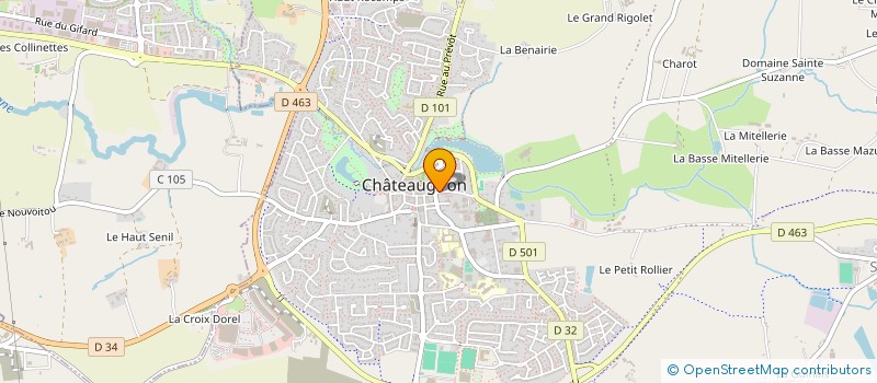 localisation de l'entreprise SCI EDMO 43  CHATEAUGIRON