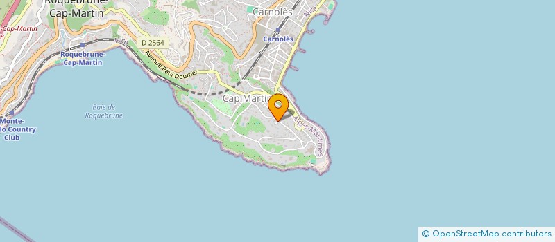 localisation de l'entreprise SCI EDMOND à ROQUEBRUNE-CAP-MARTIN