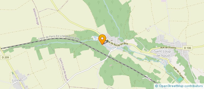 localisation de l'entreprise SCI EDMOND NOCARD  SAINT-LOUP-DE-NAUD