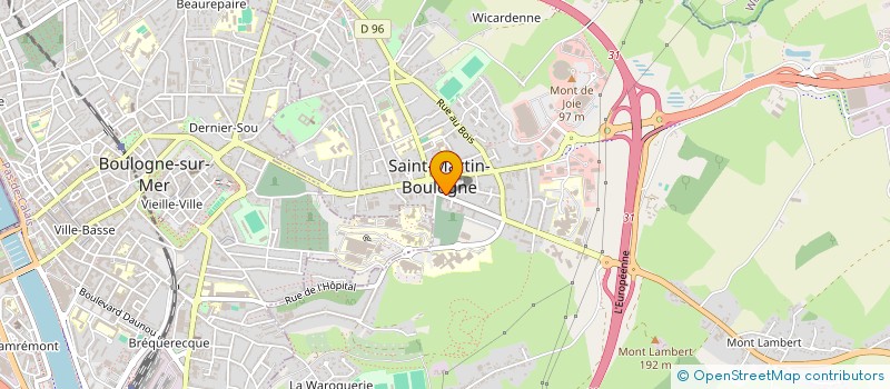 localisation de l'entreprise SCI EDMOND ROSTAND à SAINT-MARTIN-BOULOGNE