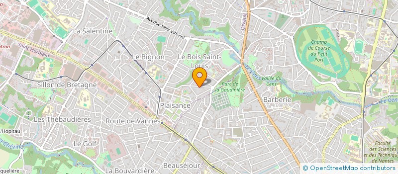 localisation de l'entreprise SCI EDMOND ROSTAND à ORVAULT