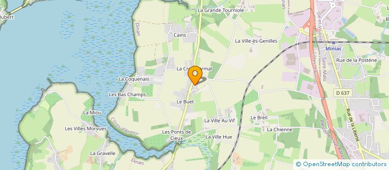 localisation de l'entreprise SCI EDMONT  PLEUDIHEN-SUR-RANCE