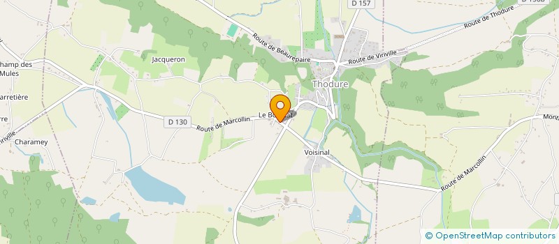 localisation de l'entreprise SCI EDNA -T  THODURE