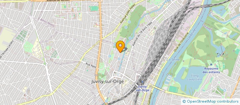 localisation de l'entreprise SCI EDON-PESENTI  JUVISY-SUR-ORGE