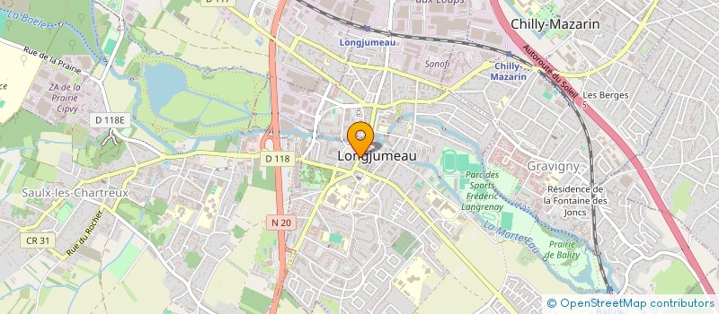 localisation de l'entreprise SCI EDOTOM à LONGJUMEAU