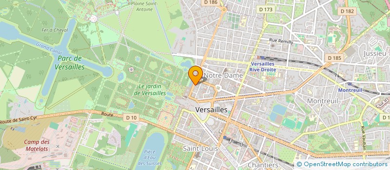 localisation de l'entreprise SCI EDOU à VERSAILLES