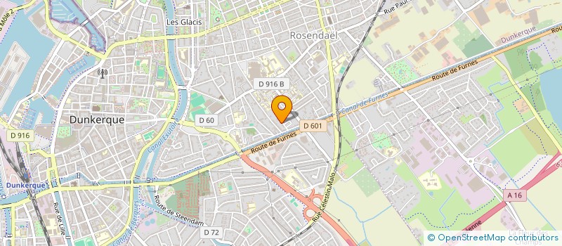 localisation de l'entreprise SCI EDOUARD à DUNKERQUE