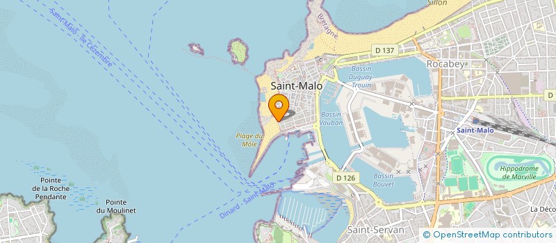 localisation de l'entreprise SCI EDOUARD  SAINT-MALO
