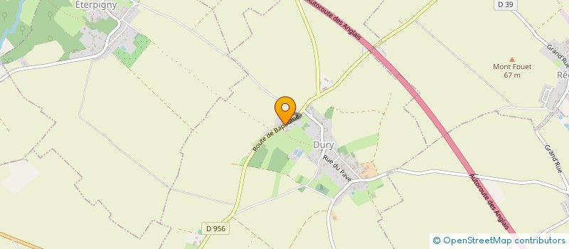 localisation de l'entreprise SCI EDOUARD  DURY