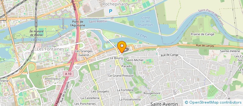 localisation de l'entreprise SCI EDOUARD BRANLY  SAINT-AVERTIN