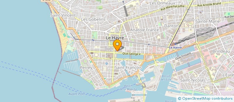 localisation de l'entreprise SCI EDOUARD LARUE à LE HAVRE