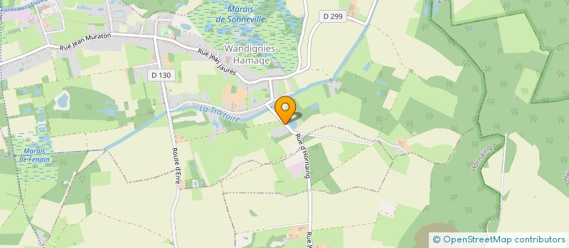 localisation de l'entreprise SCI EDOUARD PLANE  WANDIGNIES-HAMAGE