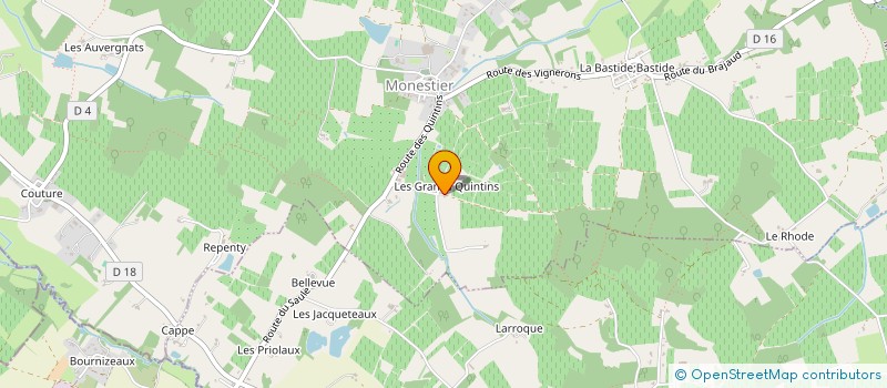 localisation de l'entreprise SCI EDOUARD VAILLANT  MONESTIER