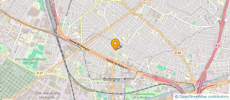 localisation de l'entreprise SCI EDOUARD VAILLANT  BOBIGNY