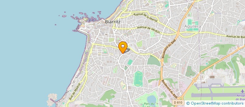 localisation de l'entreprise SCI EDOUARD VII à BIARRITZ